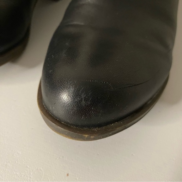 Lucky Brand Basel ankle boot black leather size 7.5 - Picture 3 of 9